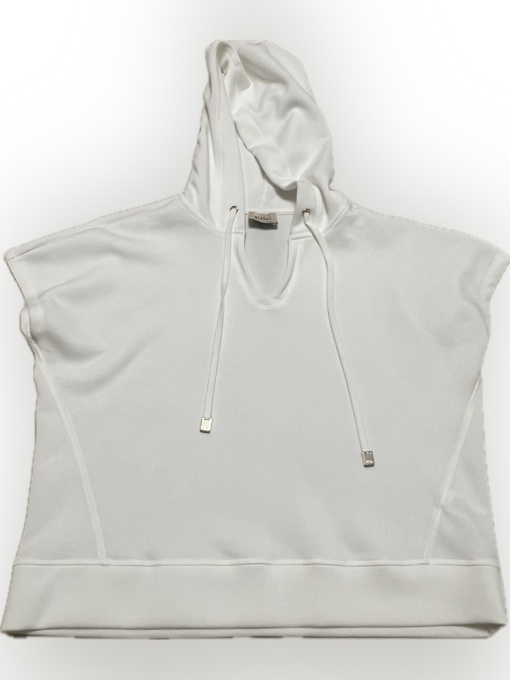 Elie‎ Tahari White Hooded Top